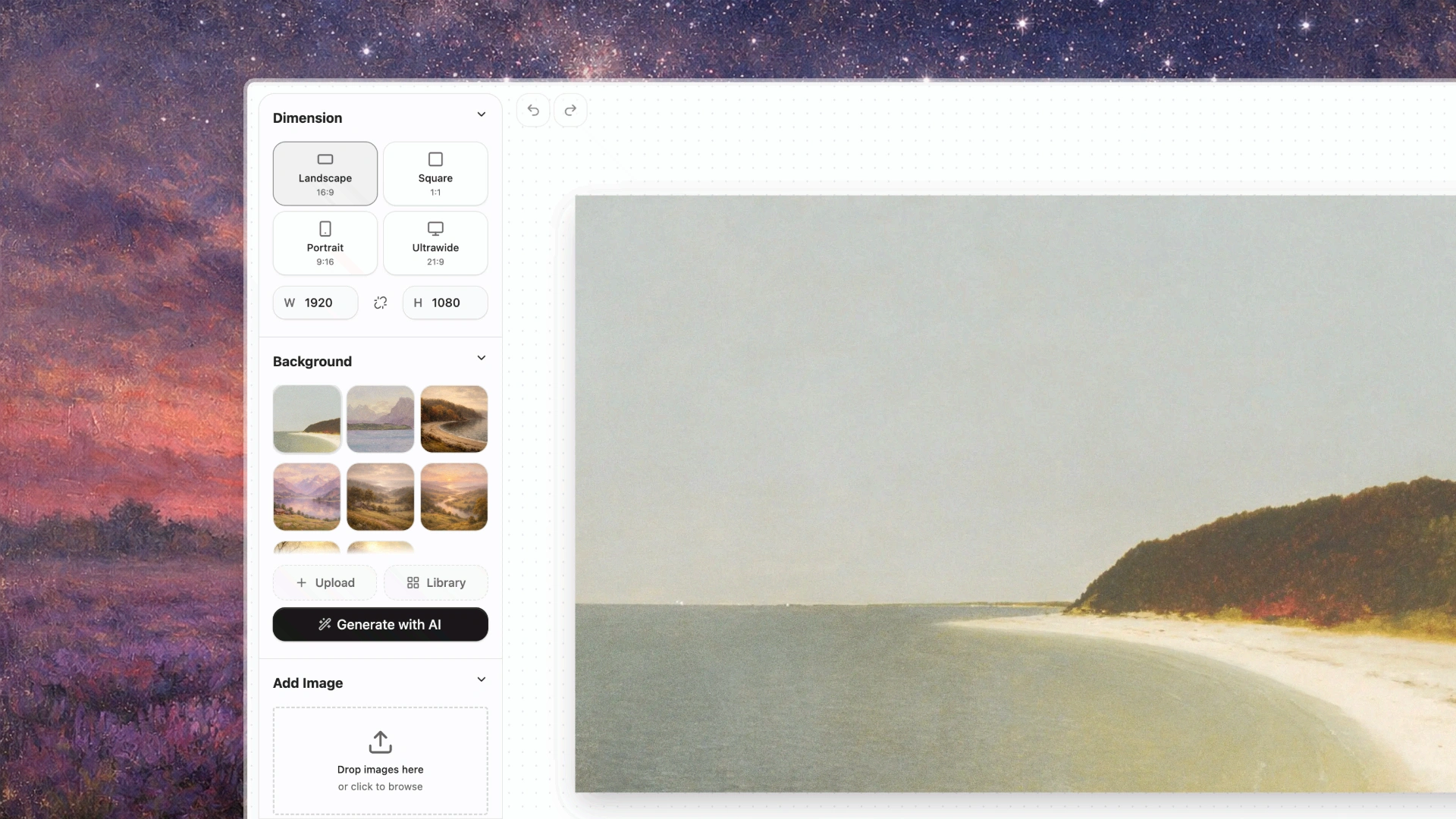 Editor interface showing drag and drop
